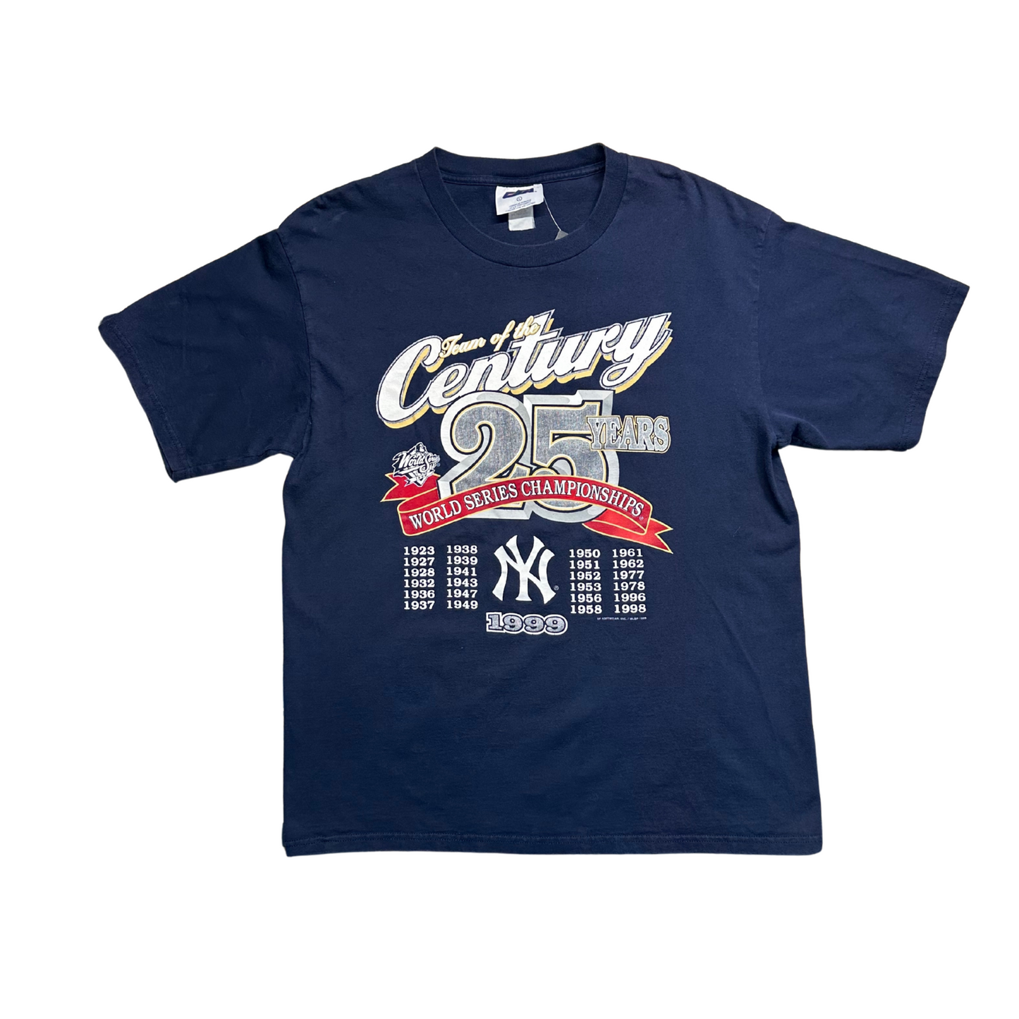 1999 NY Yankees vintage championships tee