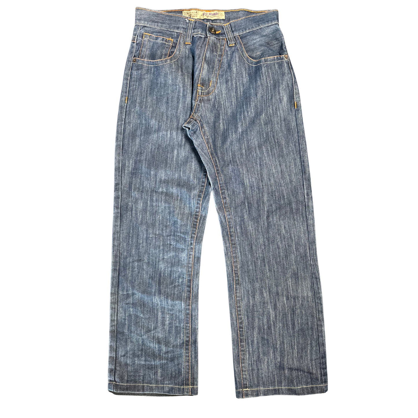Orange stiching Jeans