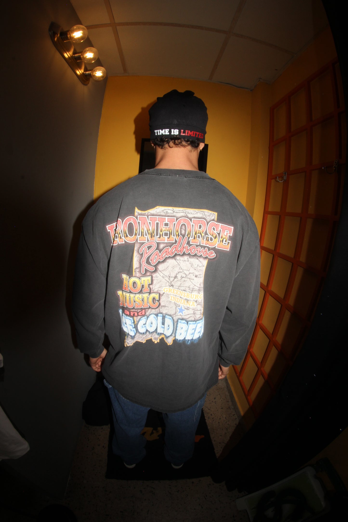 Graphic black long sleeve