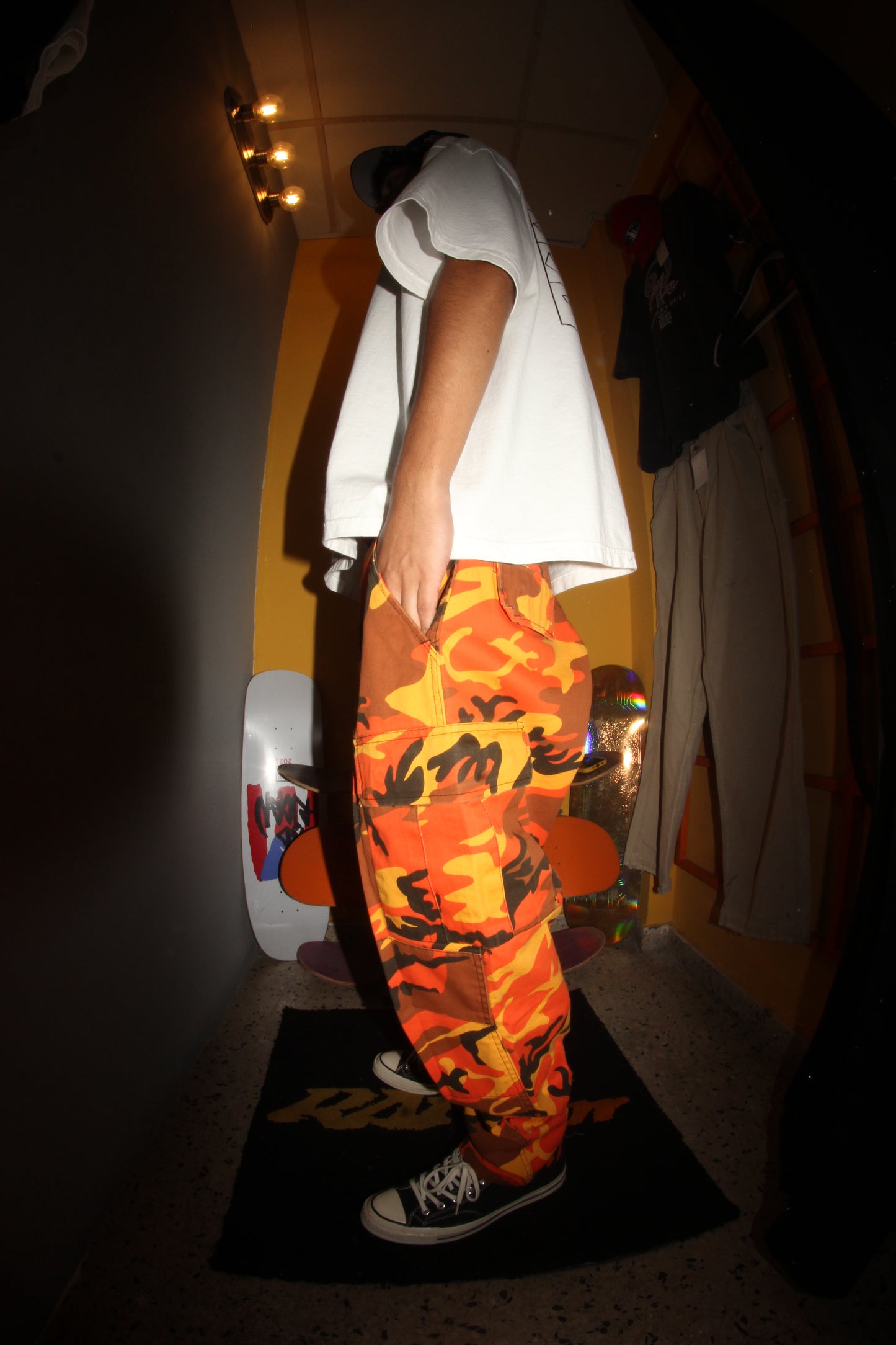 Orange Camo Pants