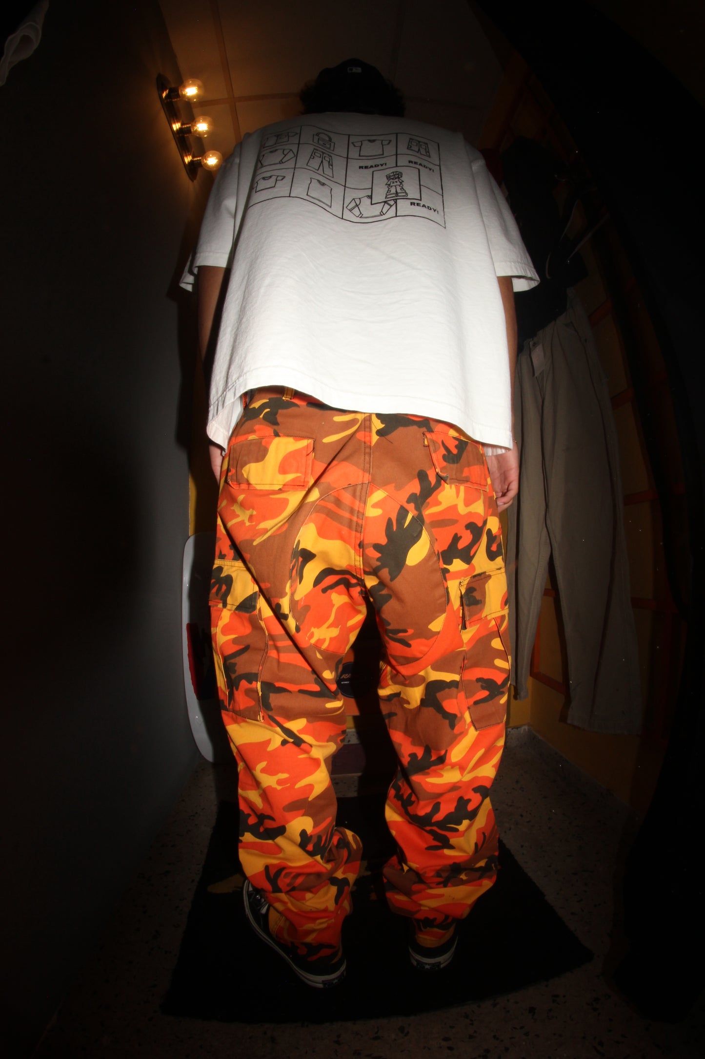 Orange Camo Pants