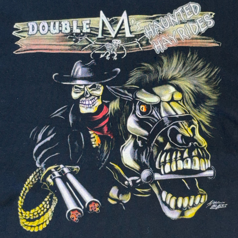 Skull y2k graphic tee