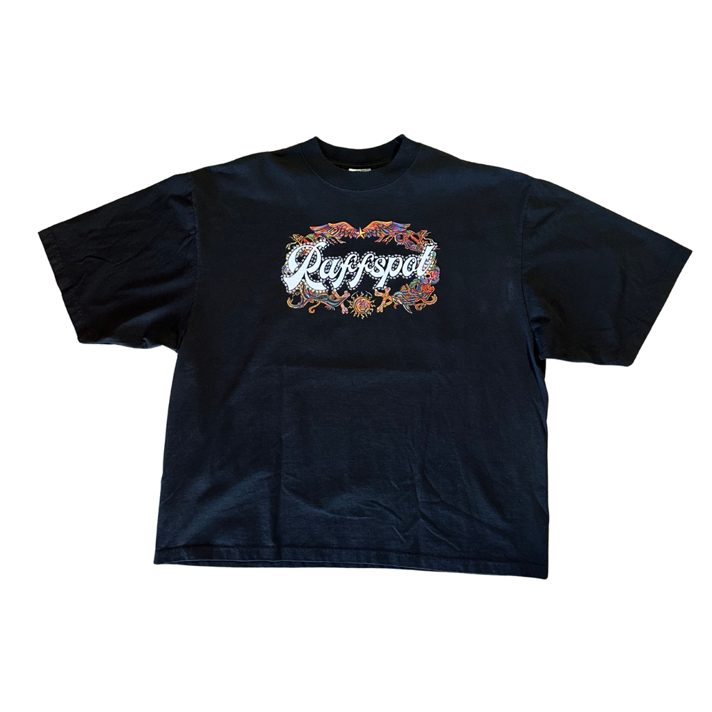 Raffspot "vintage" tee Black