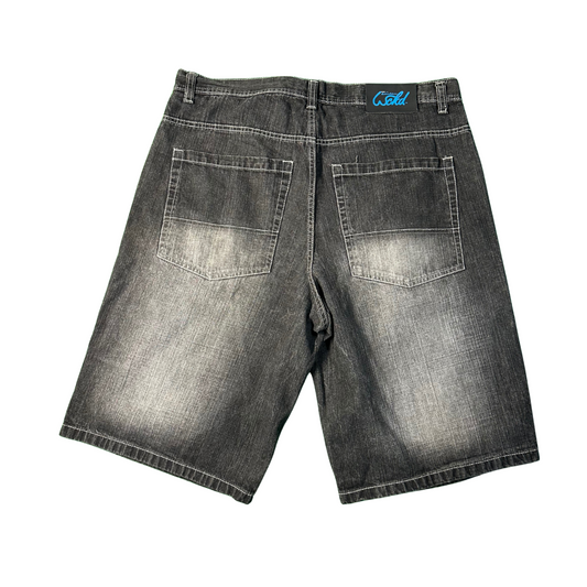 WCKD Black Denim Jort
