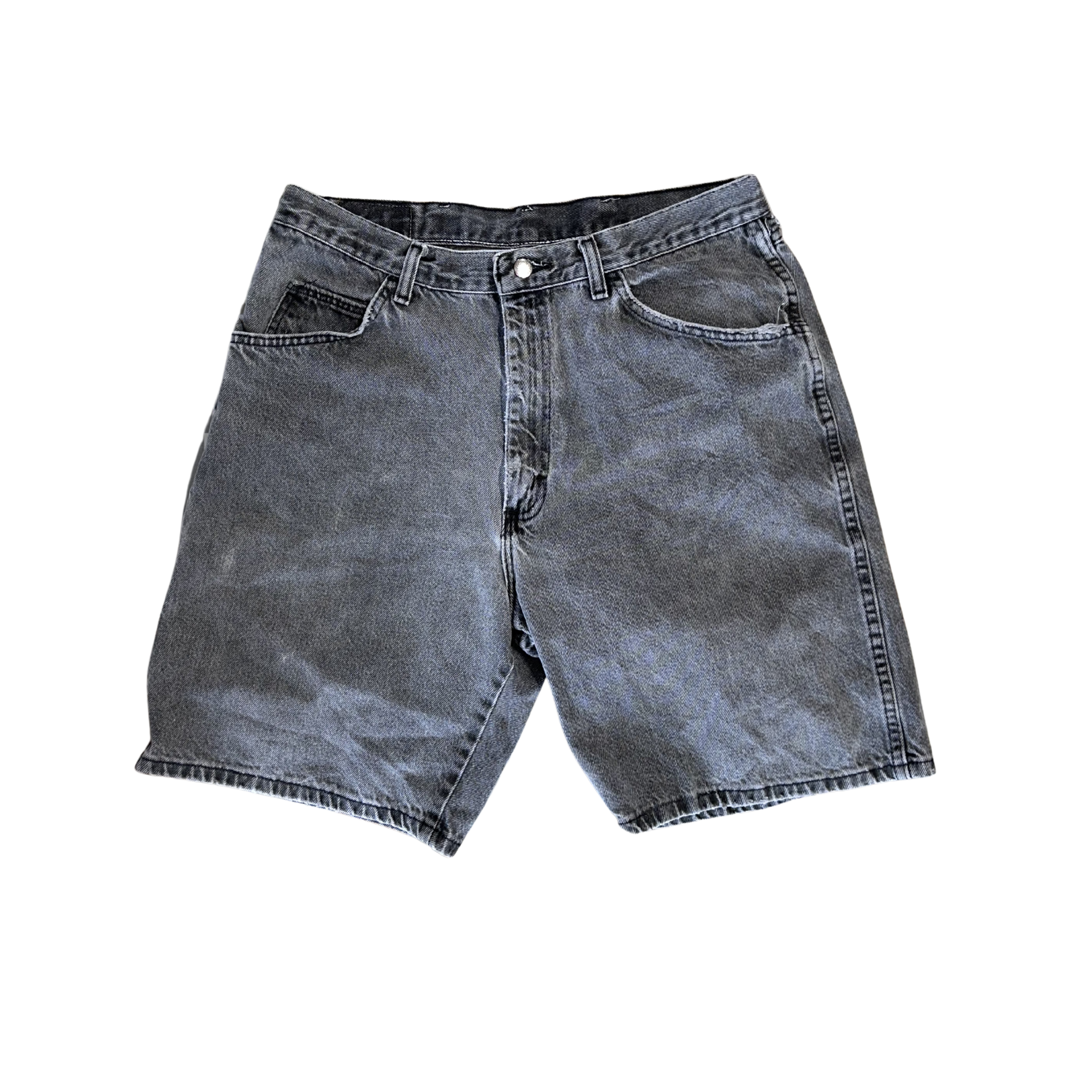 Black washed Denim Wrangrer Jorts
