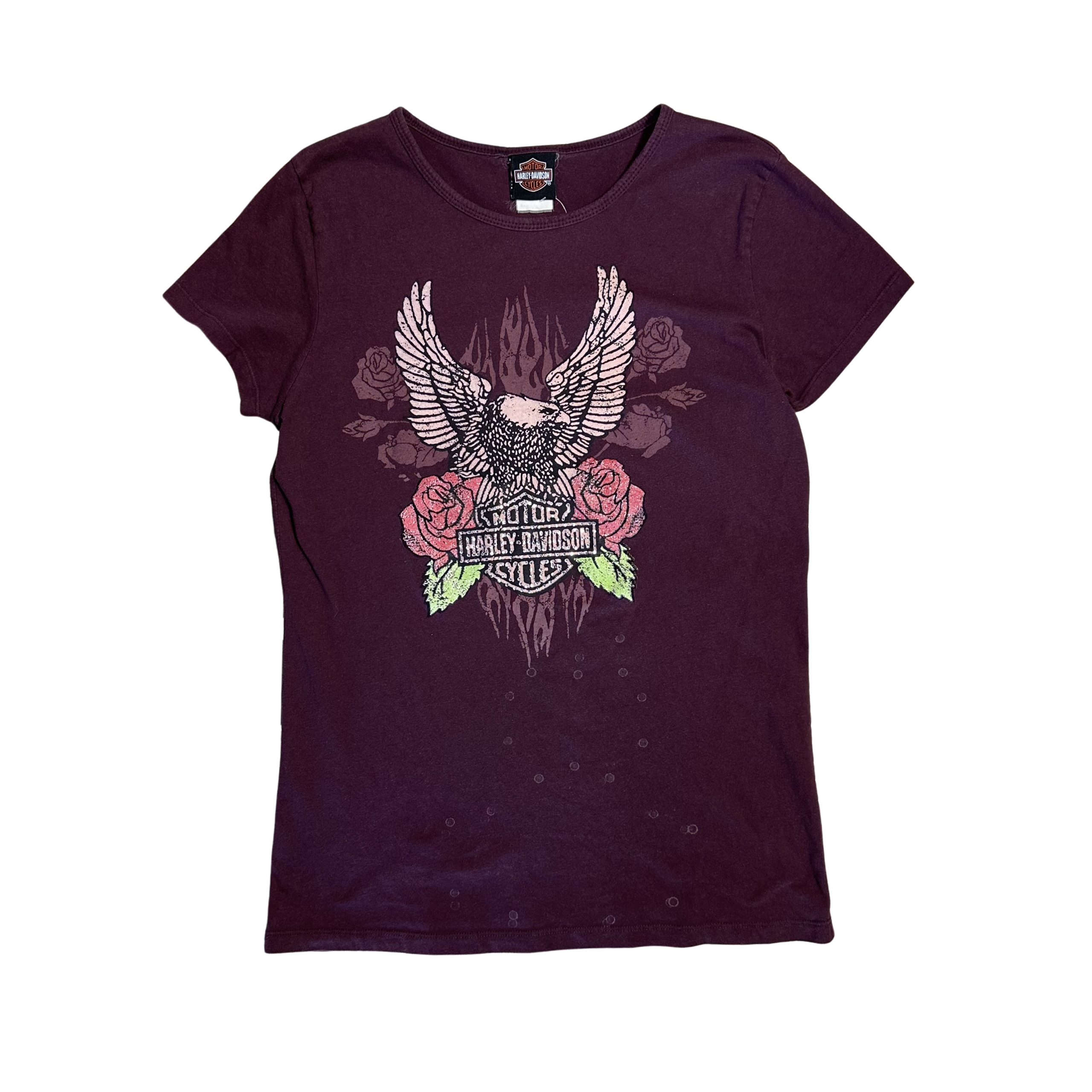 Womens harley tee flower