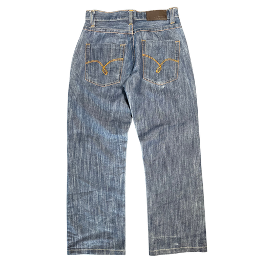 Orange stiching Jeans