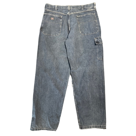 Dark Blue Cargo Jean