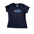 Harley Blue Logo Tee