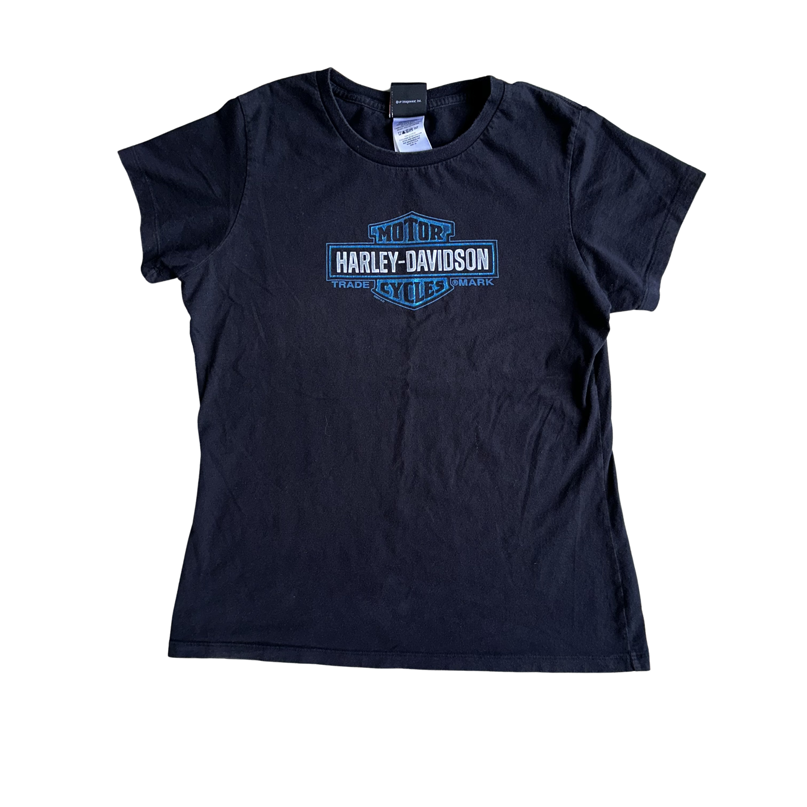 Harley Blue Logo Tee