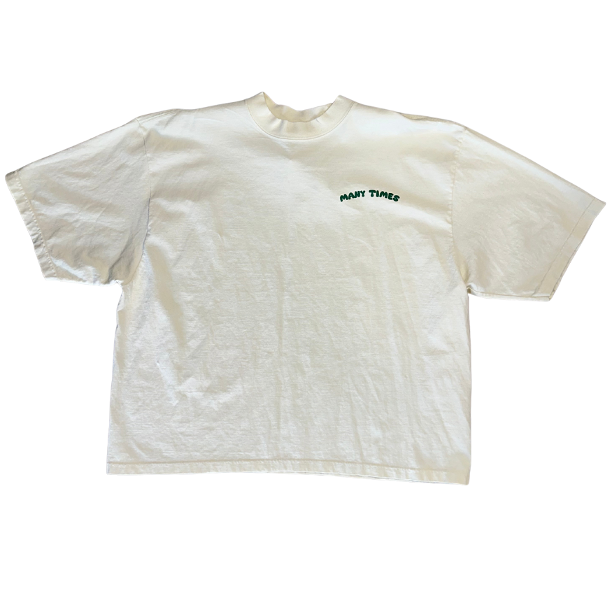 Manytimes logo tee green