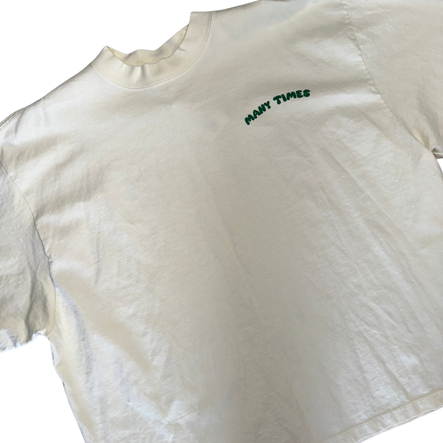 Manytimes logo tee green