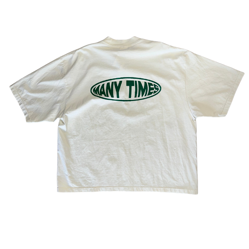 Manytimes logo tee green