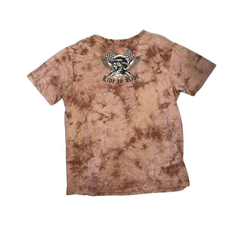 Skulls y2k Brown Tee