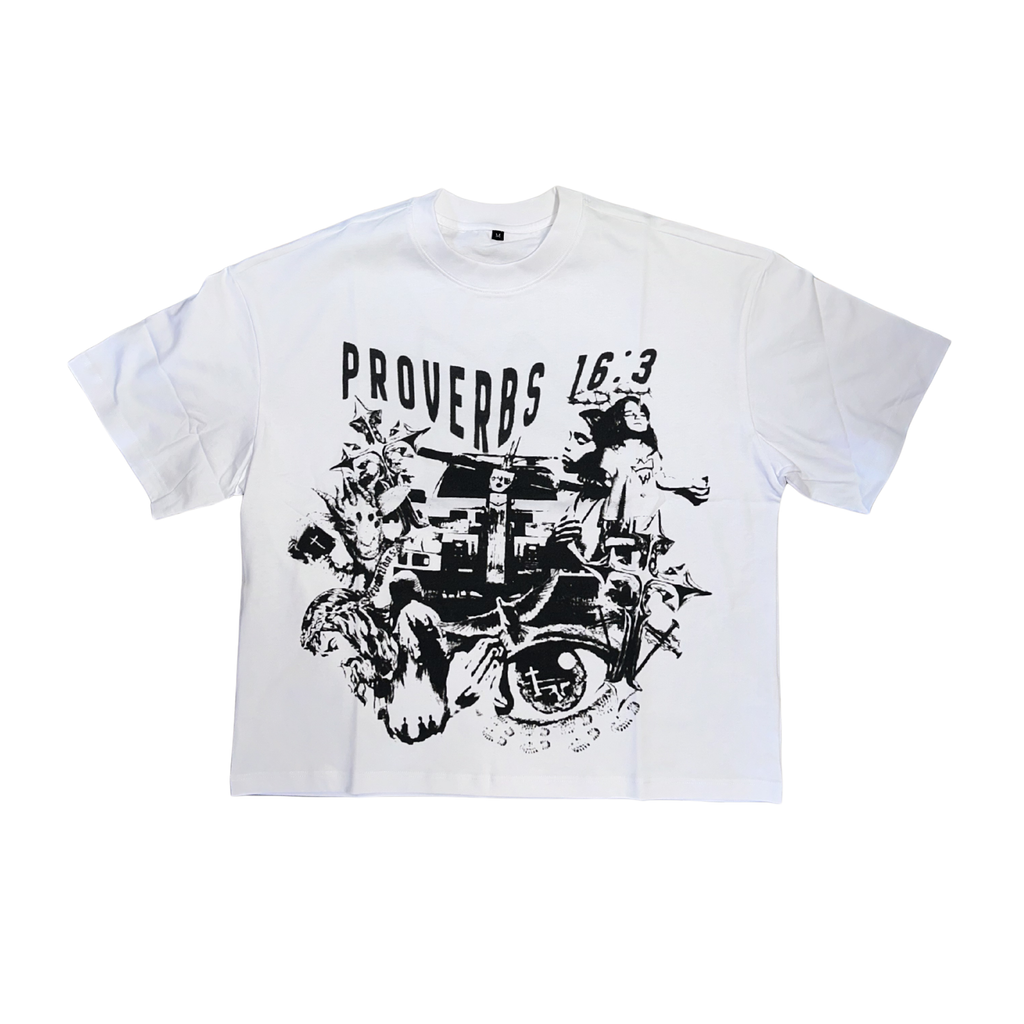 Verb White Tee
