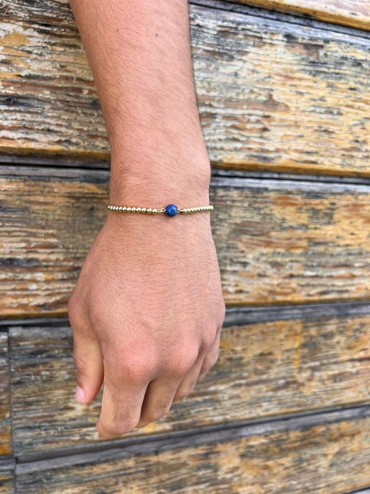Lapiz Lazuli Adjustable Bracelet