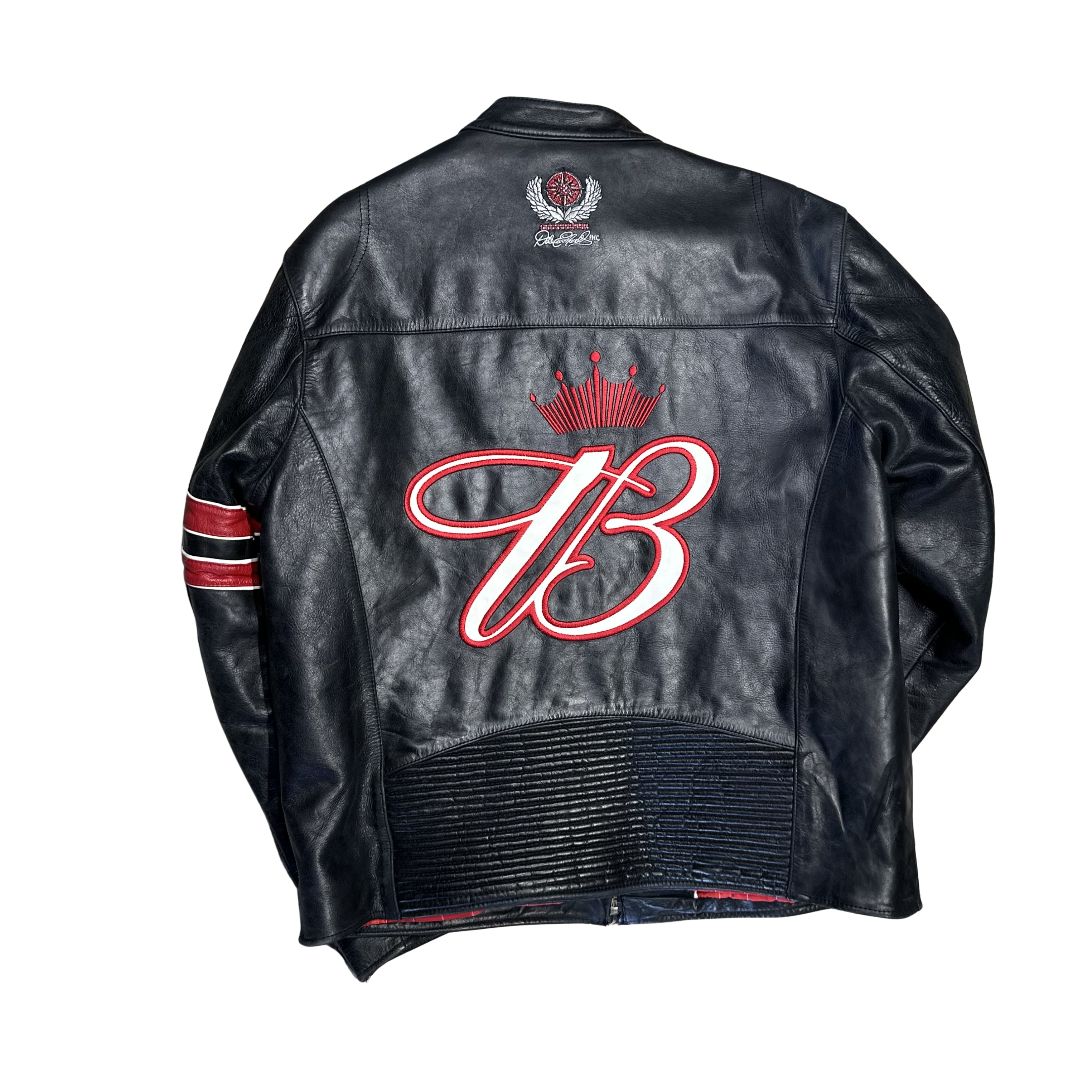 Racing Budweiser leather jacket