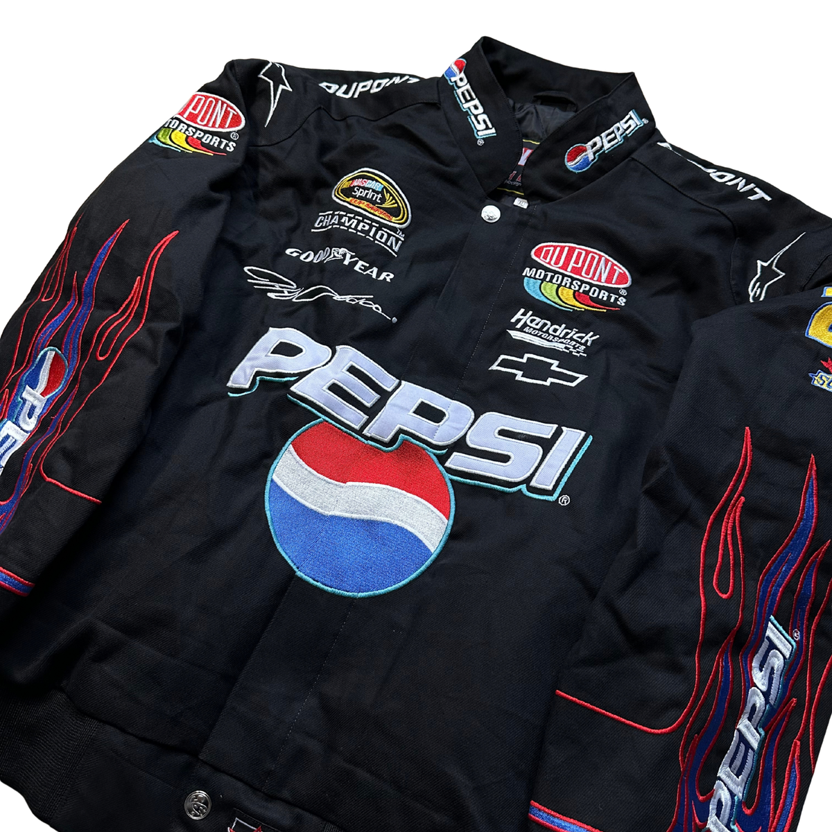 FLAMES RACING DENIM JACKET