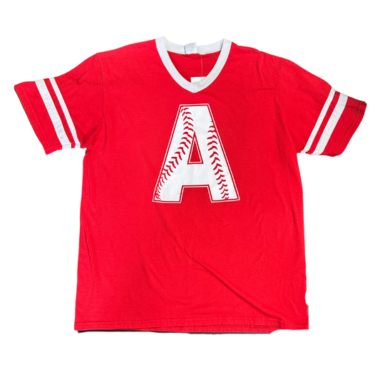 Baseball red tee