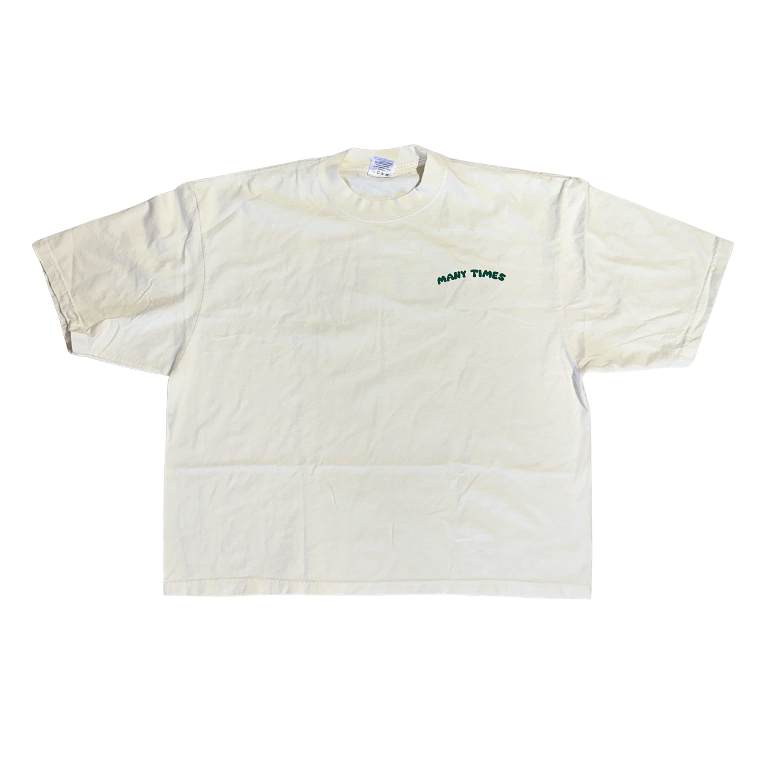 Manytimes Green logo tee