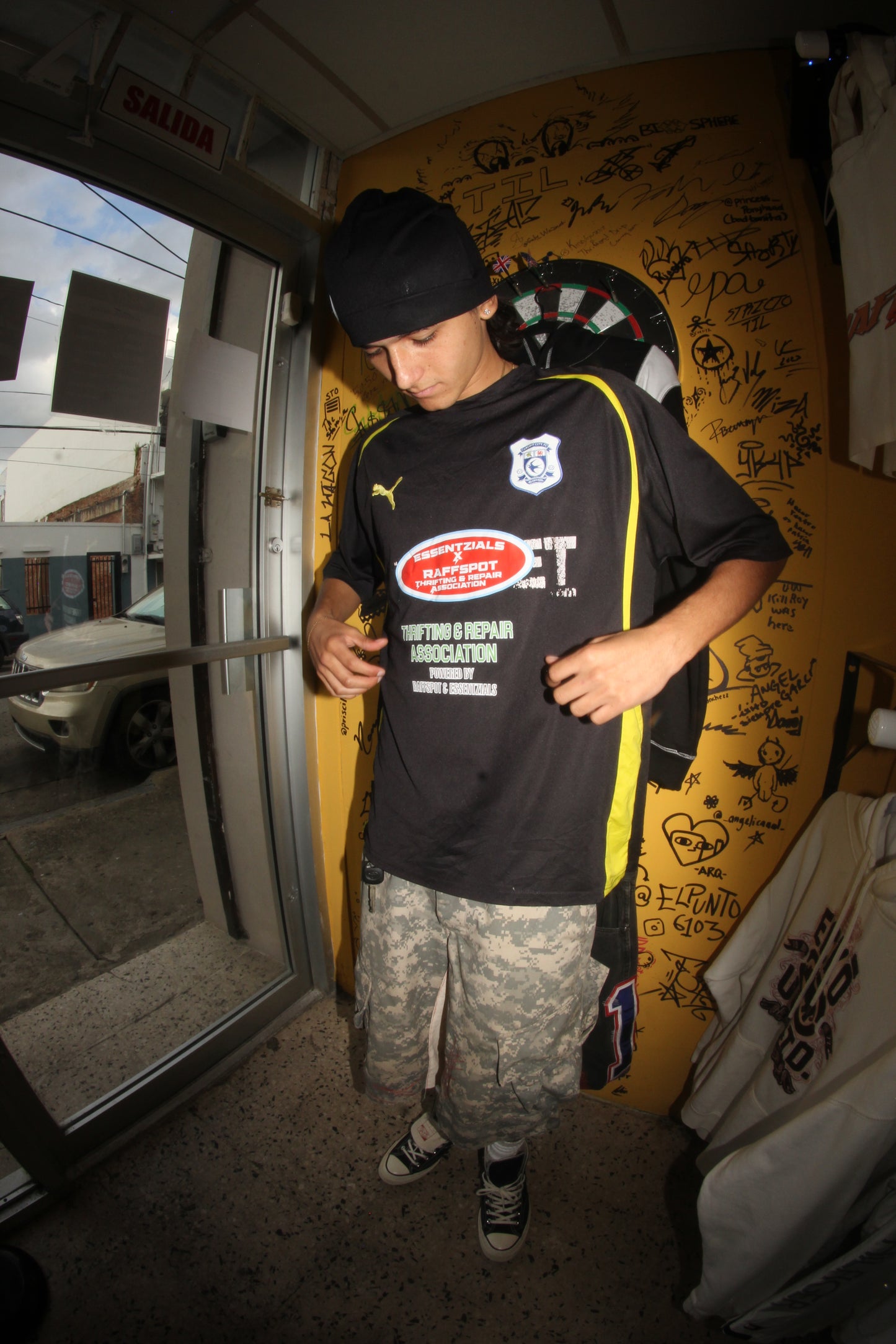 Thrift Association soccer jersey black