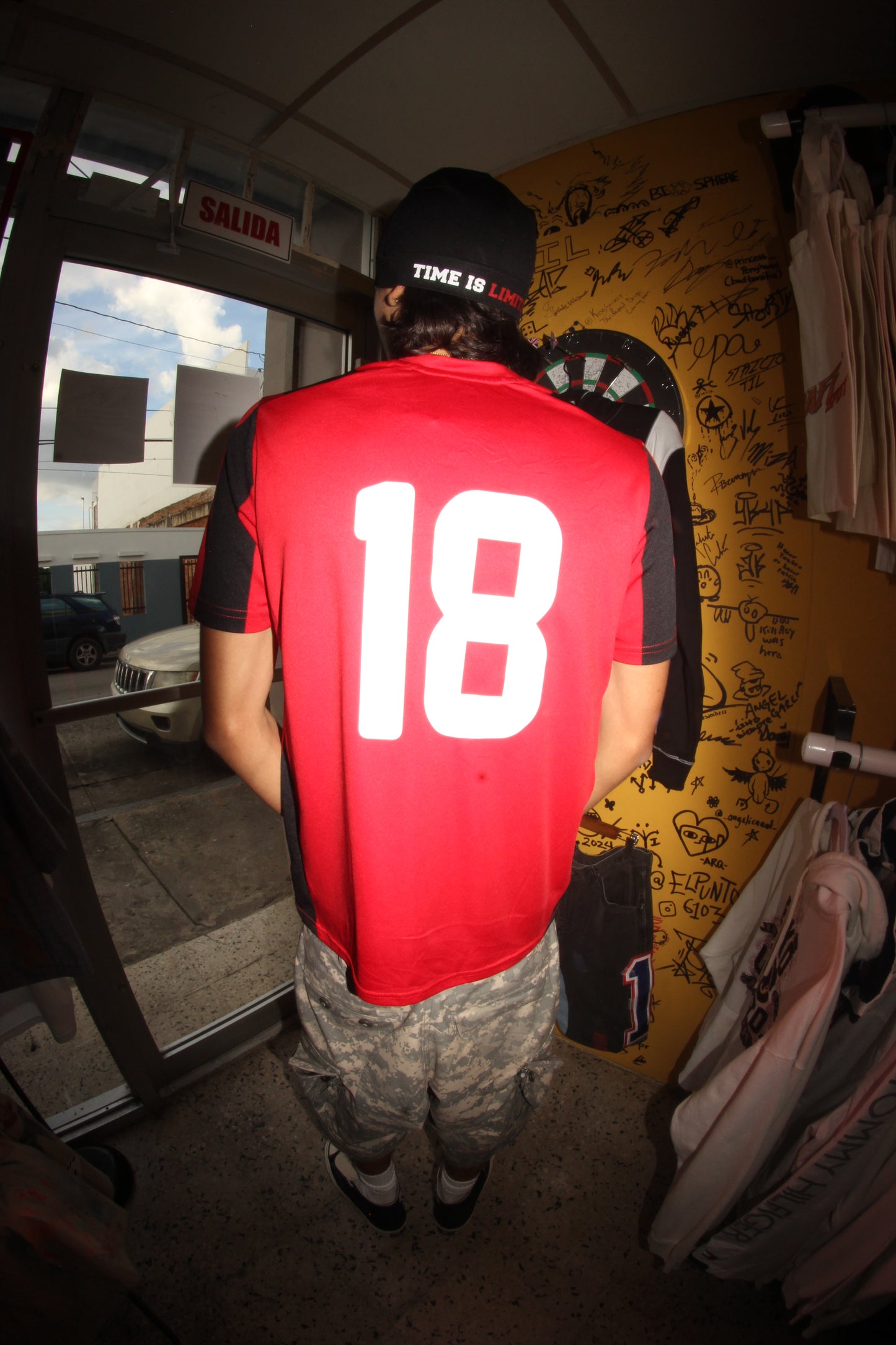 Thrift association soccer jersey tee