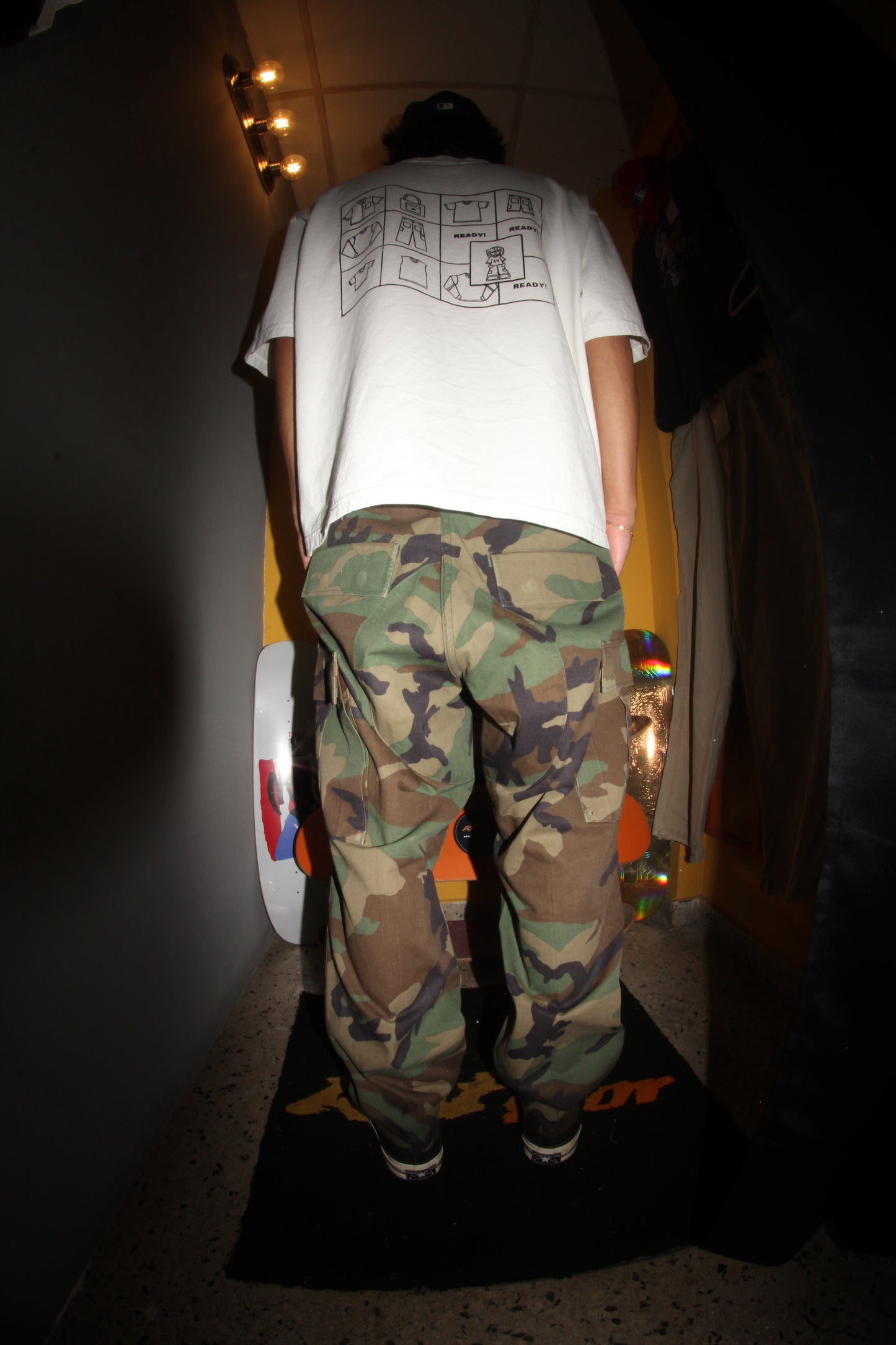Camo cargo pants