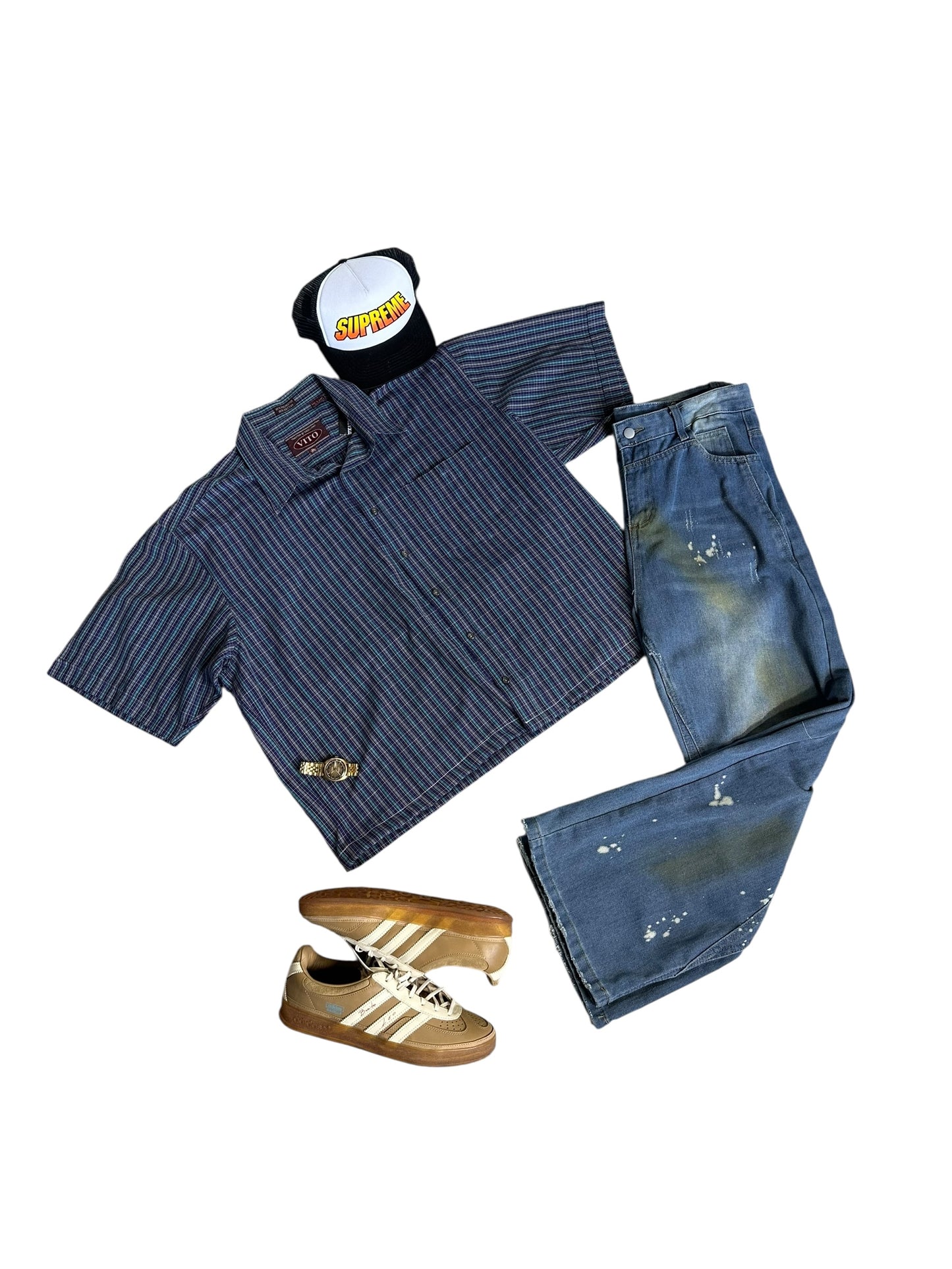 Street wear Bottom up fit