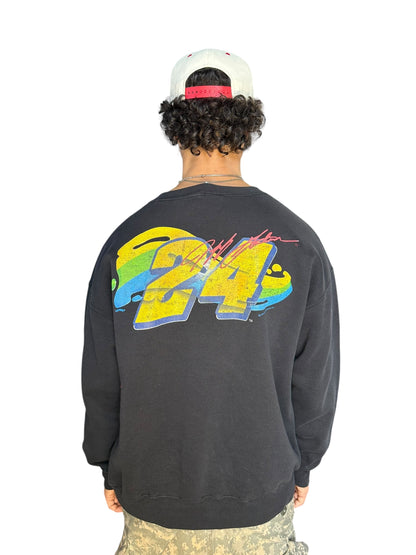 Vintage 1996 racing crewnceck