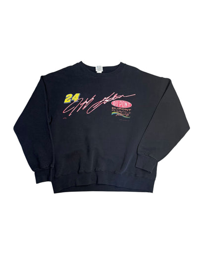 Vintage 1996 racing crewnceck