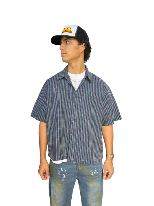 Botton Up Crop Shirt