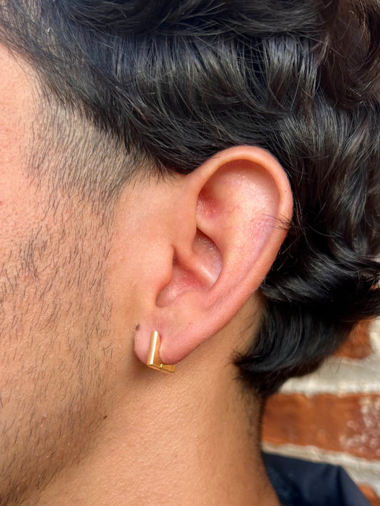 Square Hoop Earing
