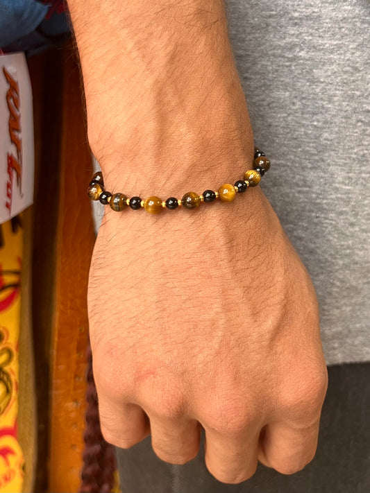 Onyx Tiger Eye Bracelet